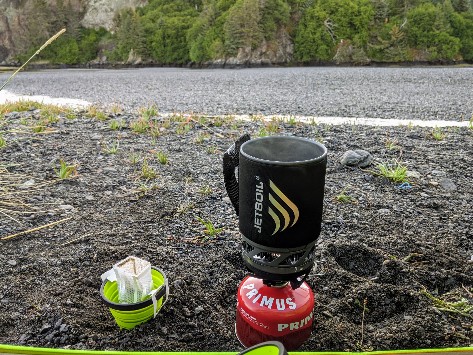 Mountain road in Alaska