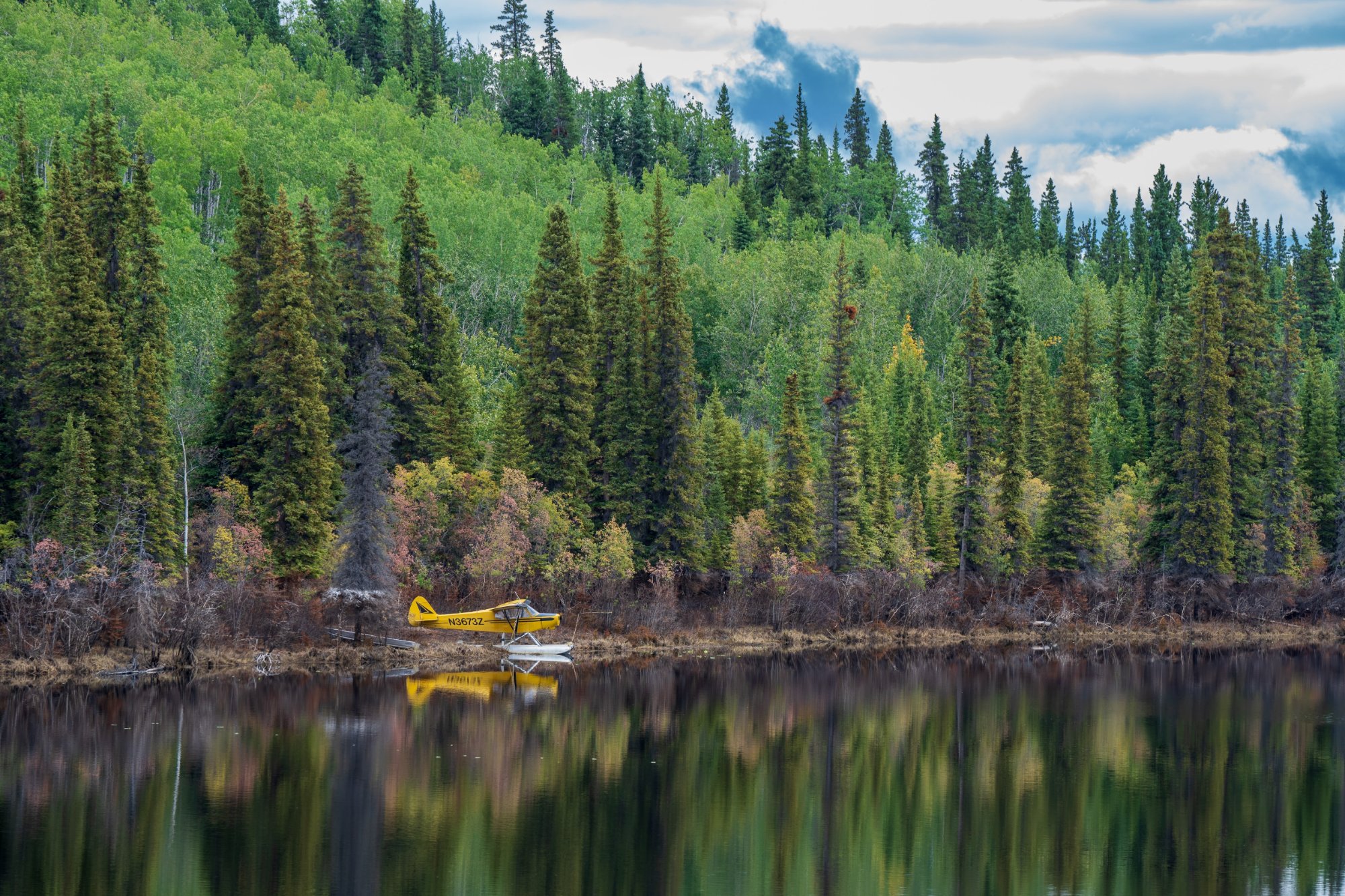 Mountain road in Alaska