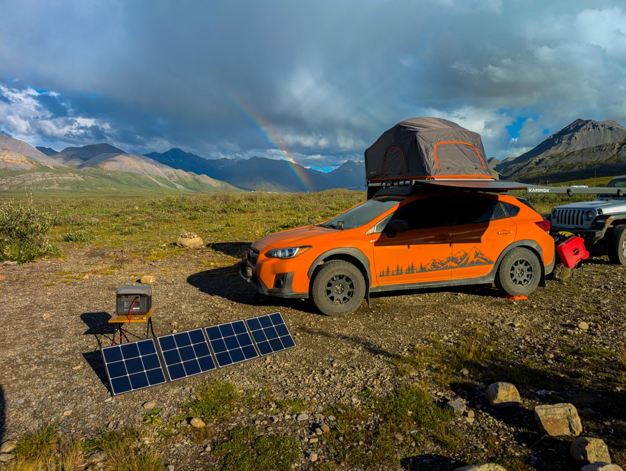 Camping on Dalton Highway