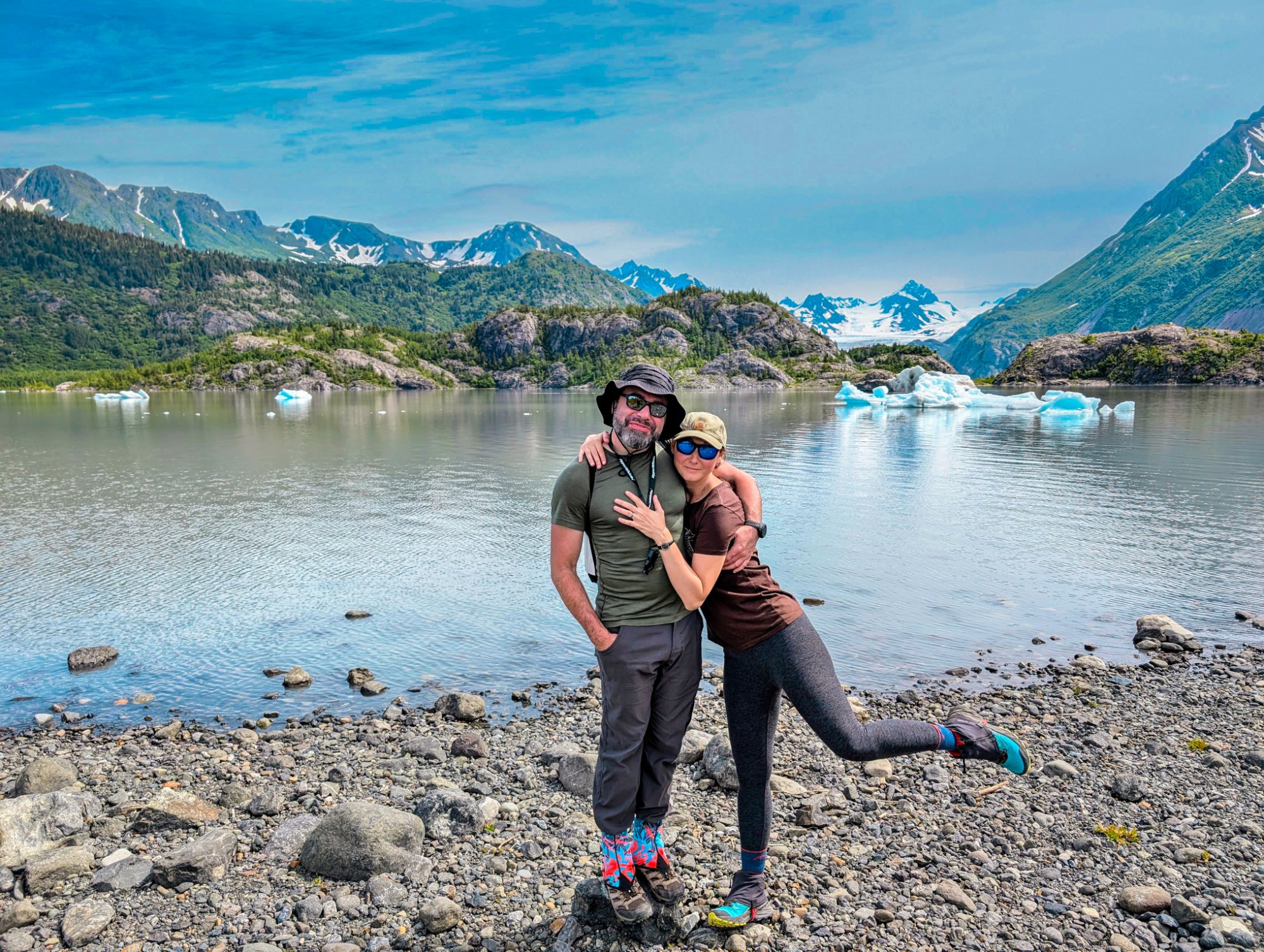 Hiking the Grewingk Glacier Trail