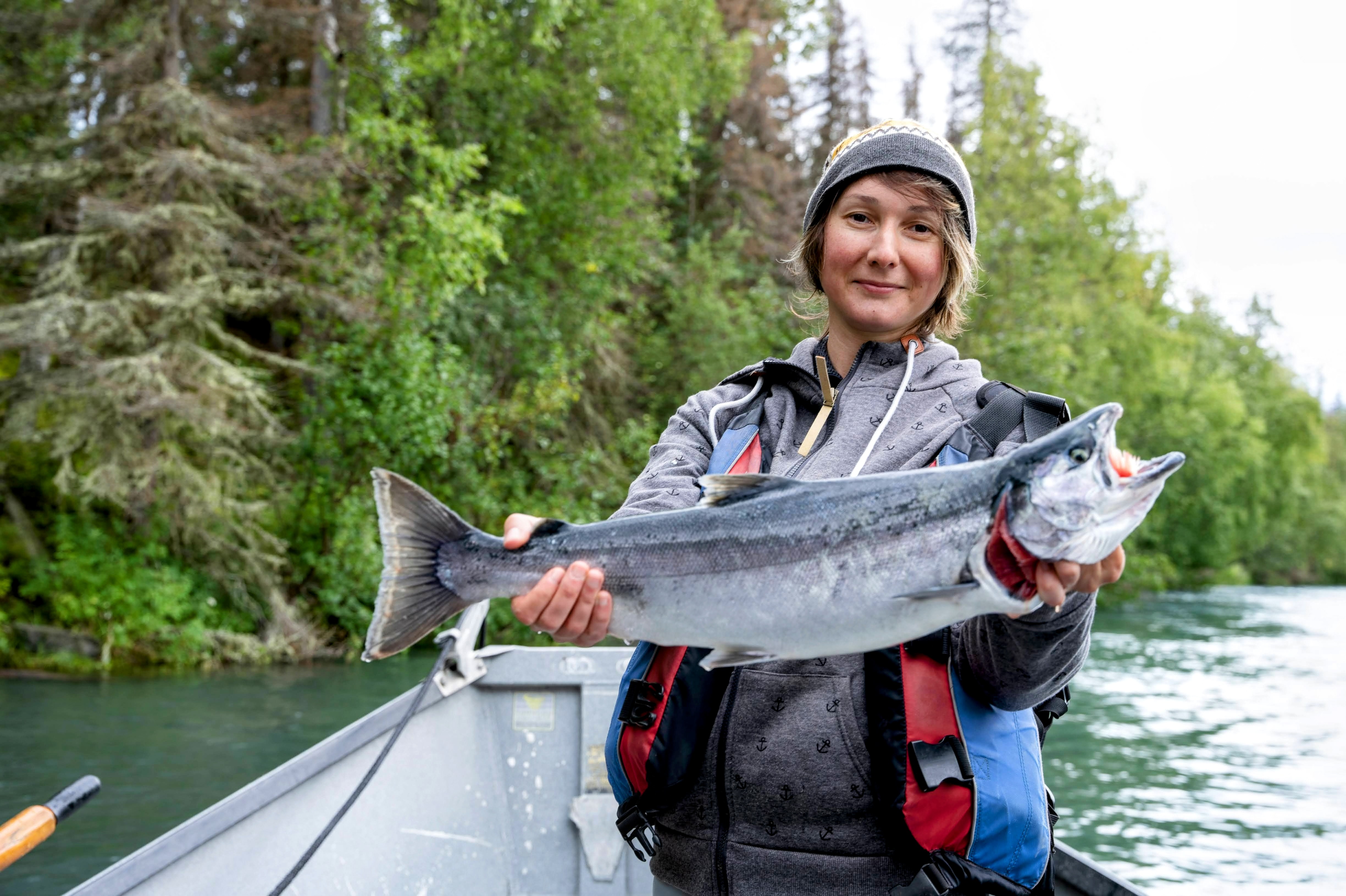 Salmon Fishing on Russian river